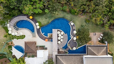 Hotel Cristal, Vista aérea